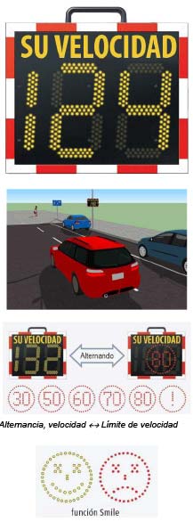 Control de velocidad inforadar 300: radar informativo